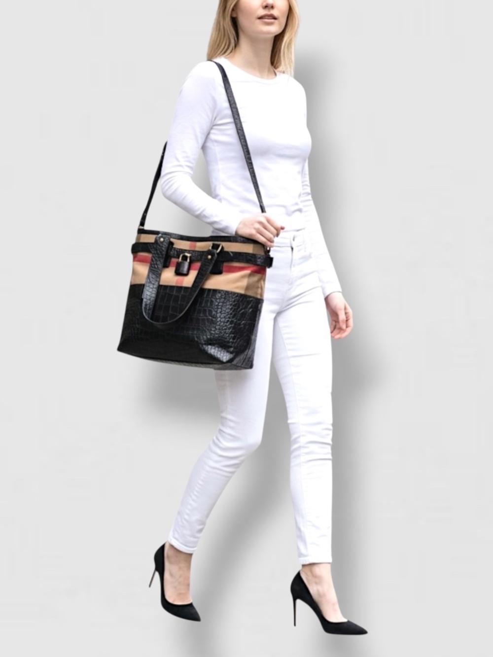 Burberry Padlock Tote Bag